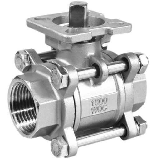 Stainless Steel Three-Way High Platform Ball Valve